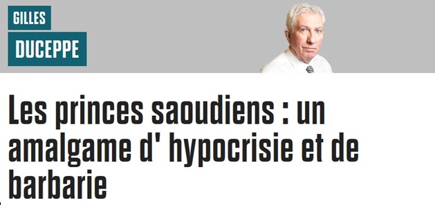 Duceppe AS Hypocrisie Barbarie